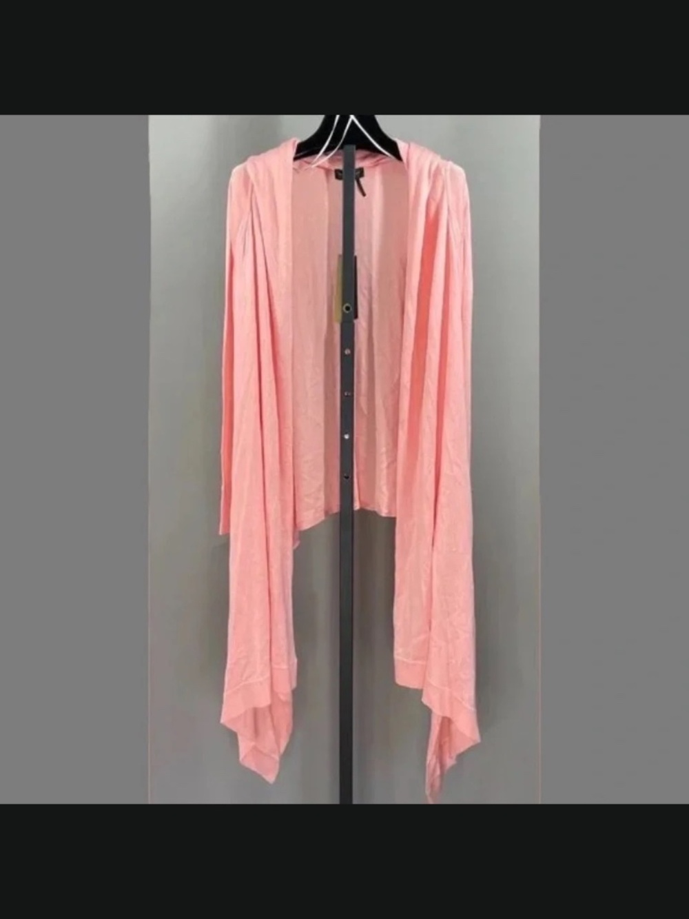 NEW Donna Karan Sweater Womens XS Small pink knit cardigan classic preppy